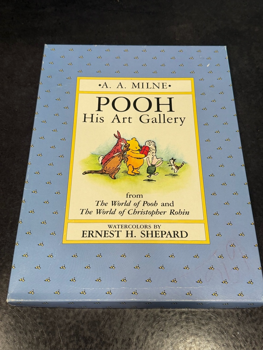 Vintage 1992 Winnie the Pooh His Art Gallery E.H. Shepard 8 Prints Complete Box